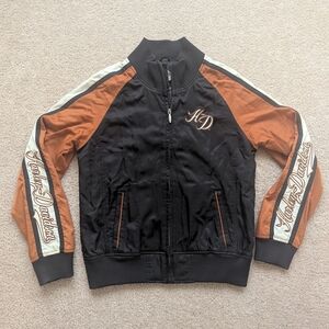Harley-Davidson Nylon Zip-up Riding Bomber Jacket